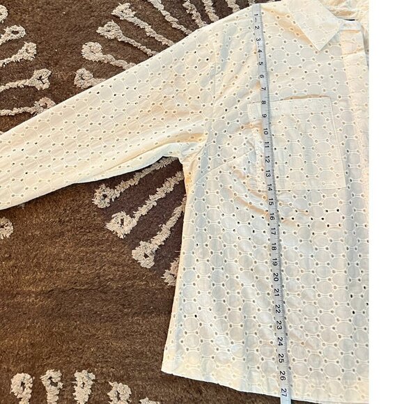 Alfani Botanic Affair Eyelet Blouse, 2X - Picture 6 of 10